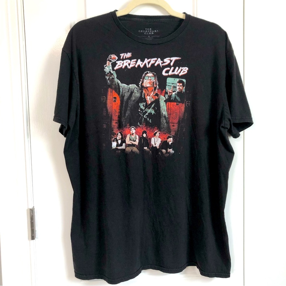 The Breakfast Club | Classic Breakfast Club Black Short Sleeve T-Shirt | Size XL